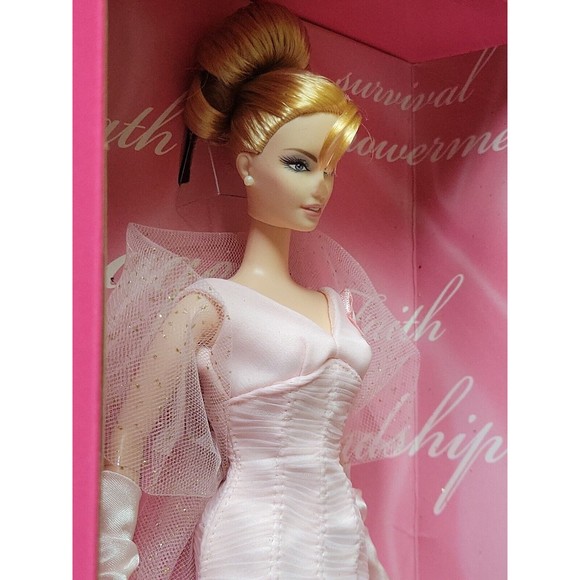 Mattel Toys 206 Mattel Love Pink Label Barbie Collector Pink Ribbon